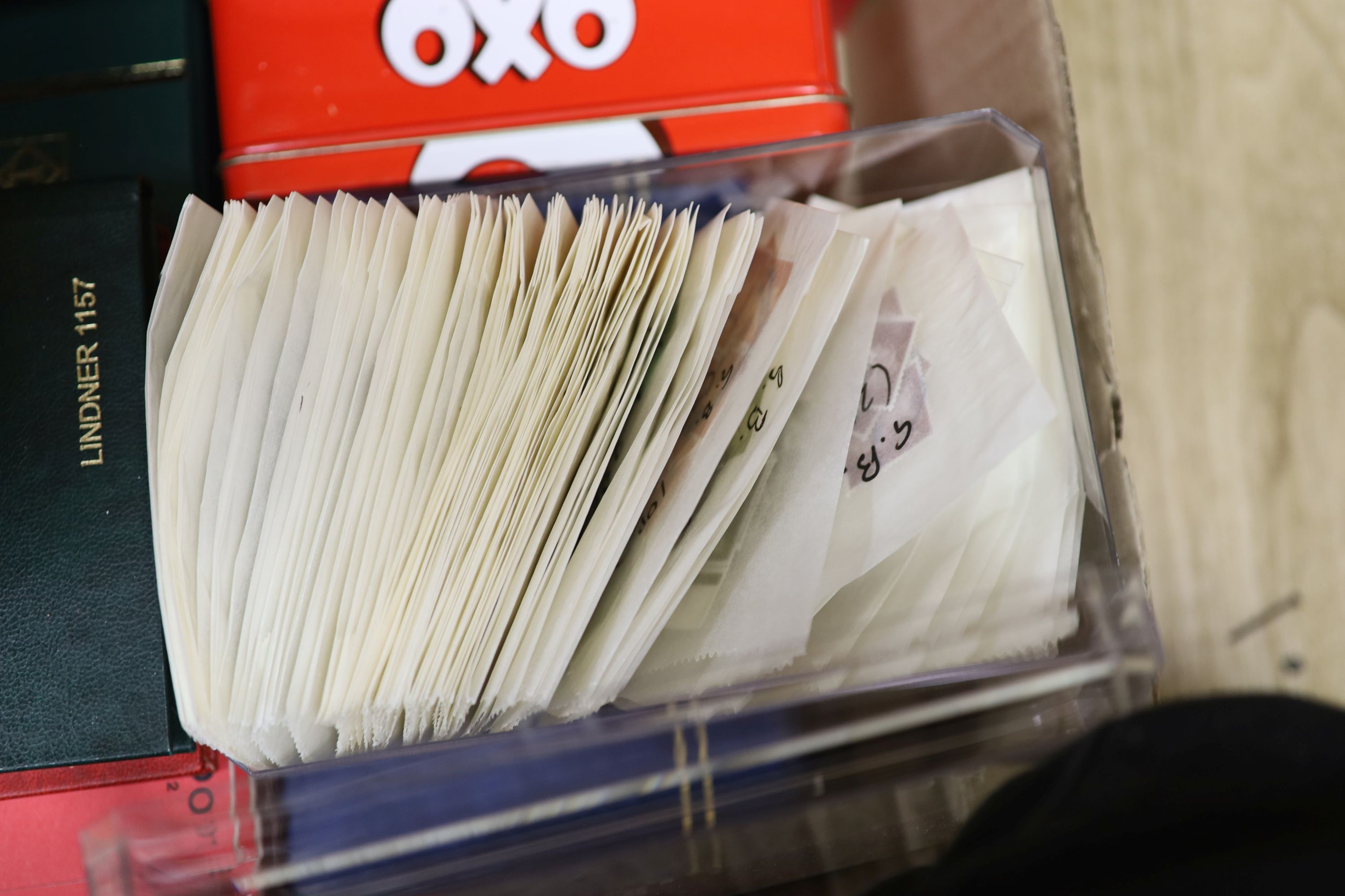 A large collection of Royal Mint first day covers, 1960's-2005, in albums and a large quantity of mint unused stamps in stockbooks for the years 1990s-2004 (2 boxes)
